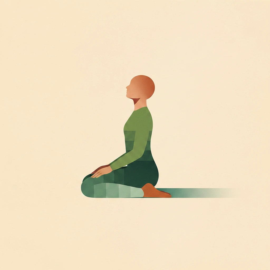 Fire Log Pose yoga pose illustration