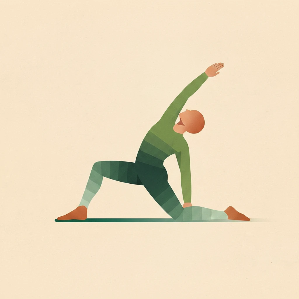 Gate Pose yoga pose illustration