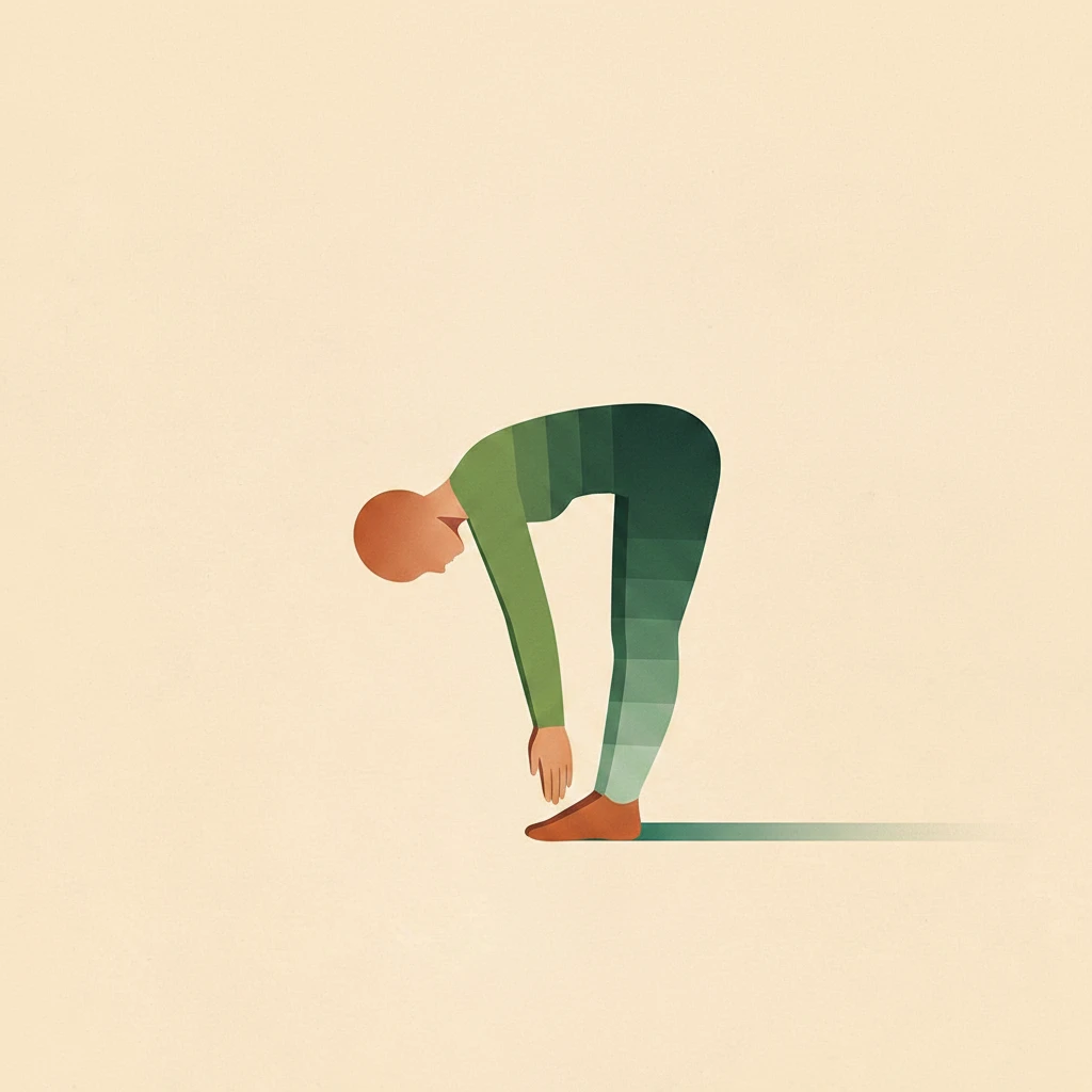 Gorilla Pose yoga pose illustration
