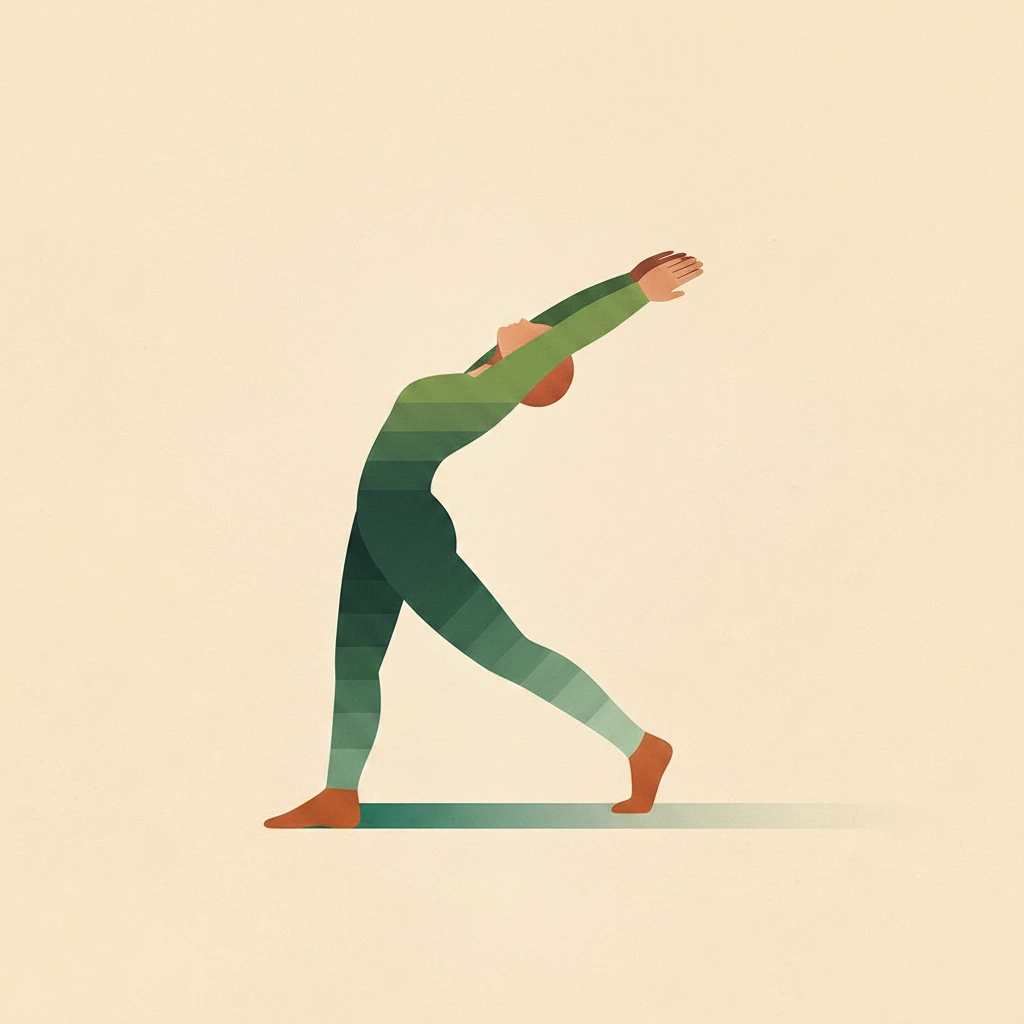 Wild Thing Pose yoga pose illustration