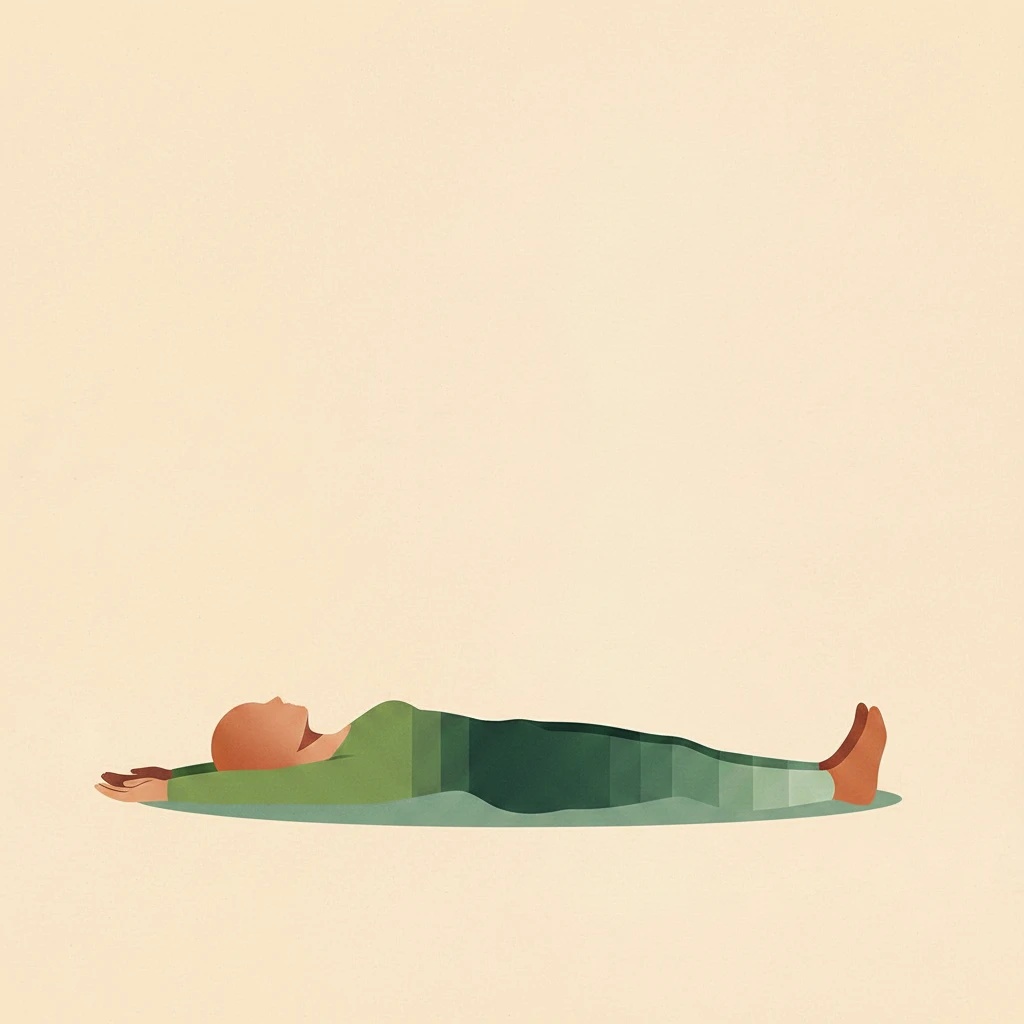 Banana Pose yoga pose illustration