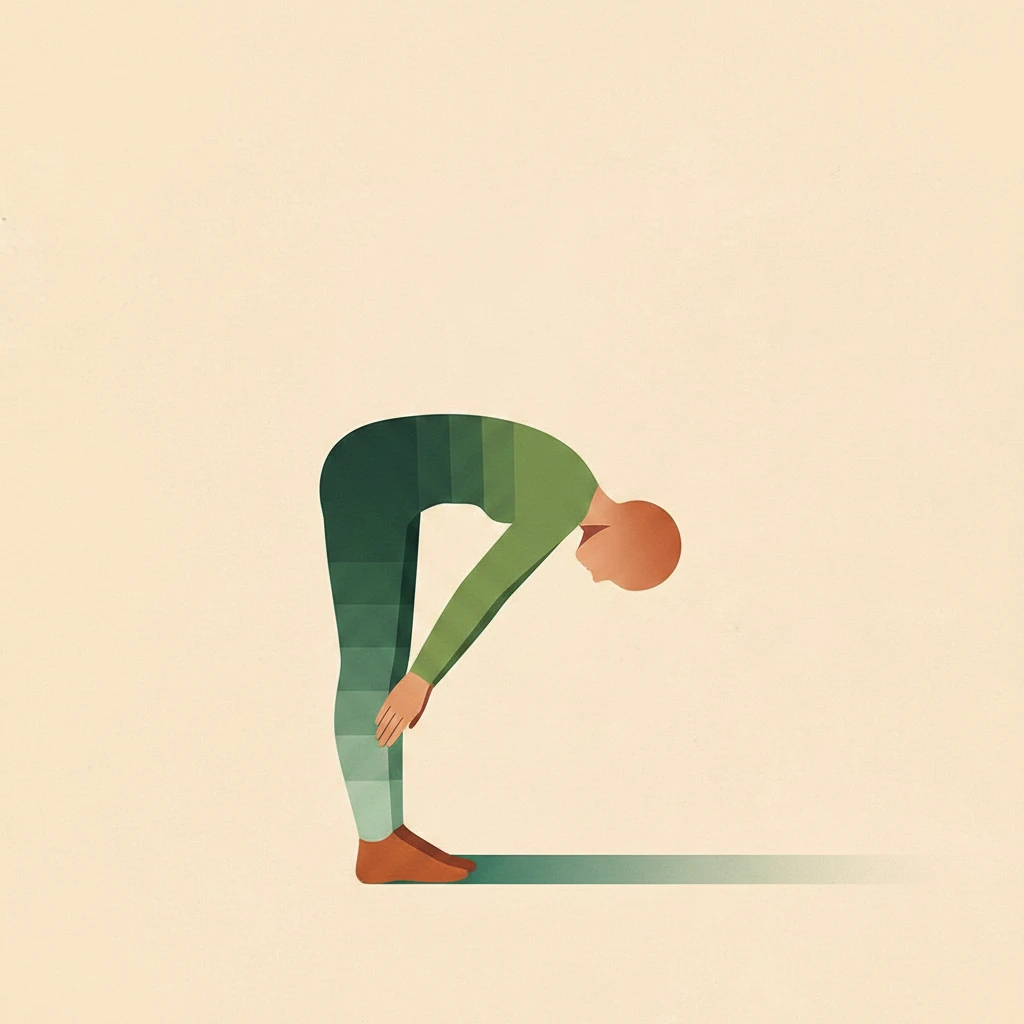 Big Toe Pose yoga pose illustration