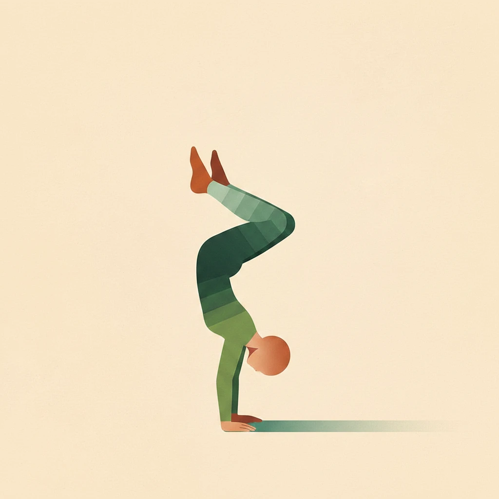 Both Feet Behind the Head II Pose yoga pose illustration