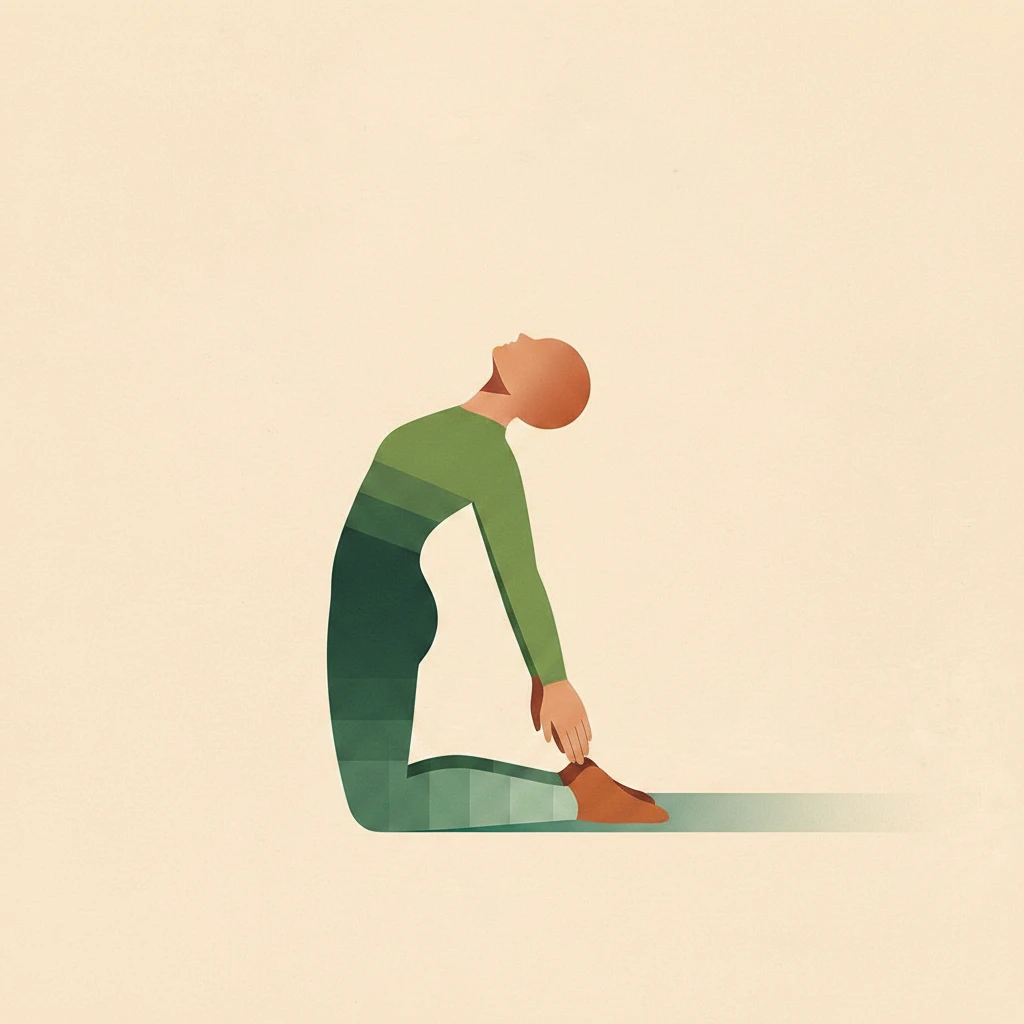 Camel Pose yoga pose illustration
