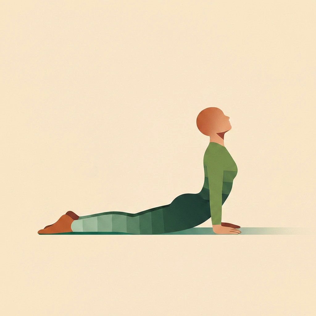 Cobra Pose yoga pose illustration