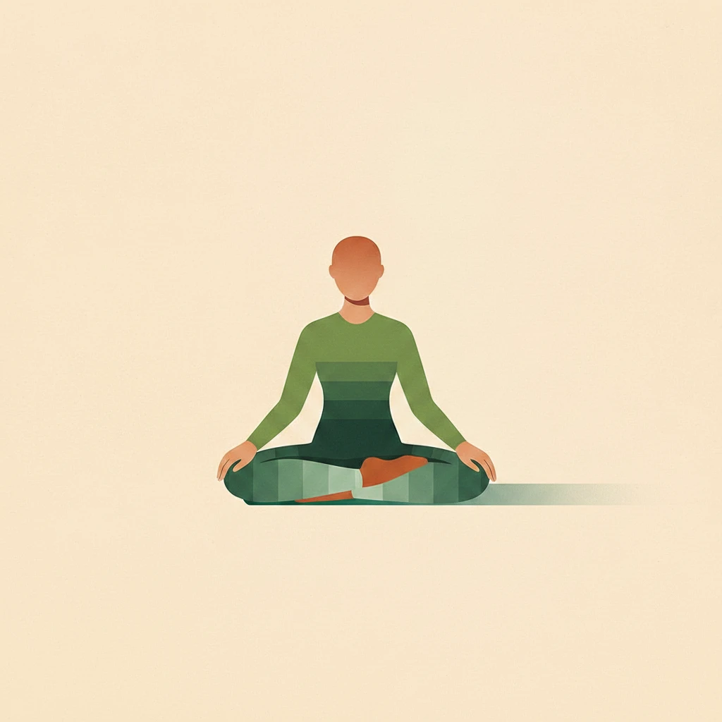 Easy Pose yoga pose illustration