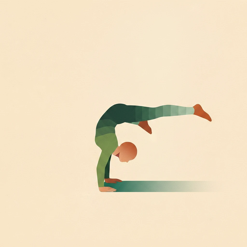 Eight Angle Pose yoga pose illustration