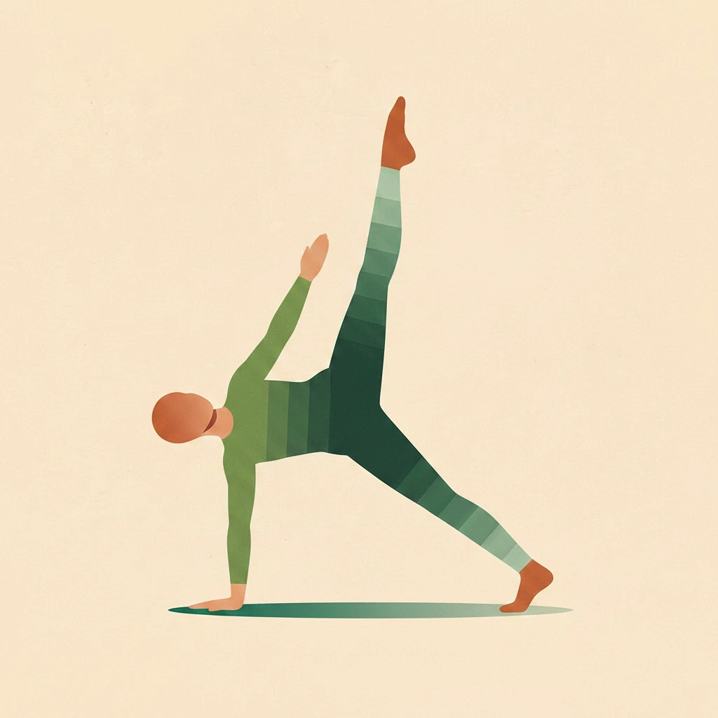 Extended Side Plank Pose yoga pose illustration