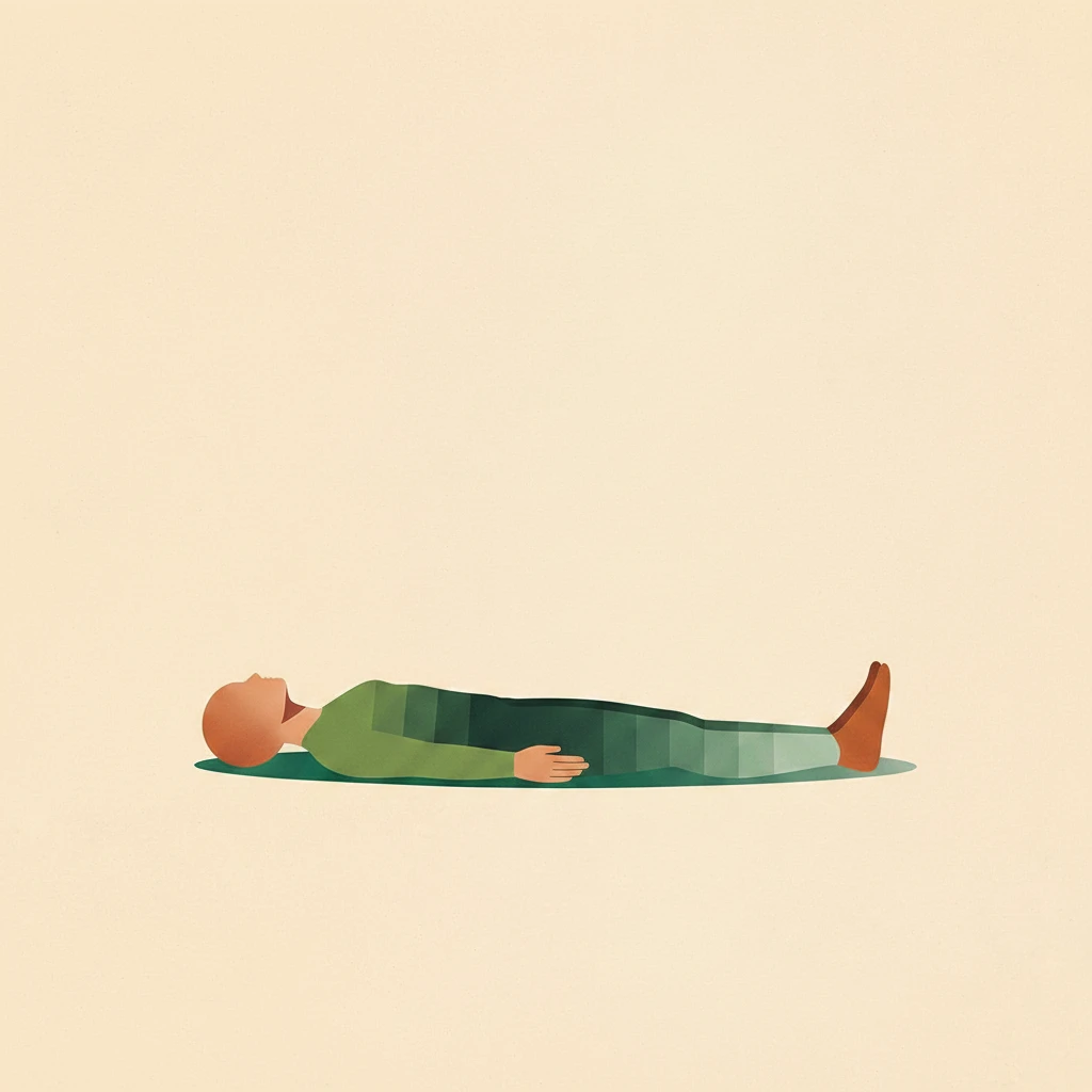 Extended Supine Hand to Big Toe Pose yoga pose illustration