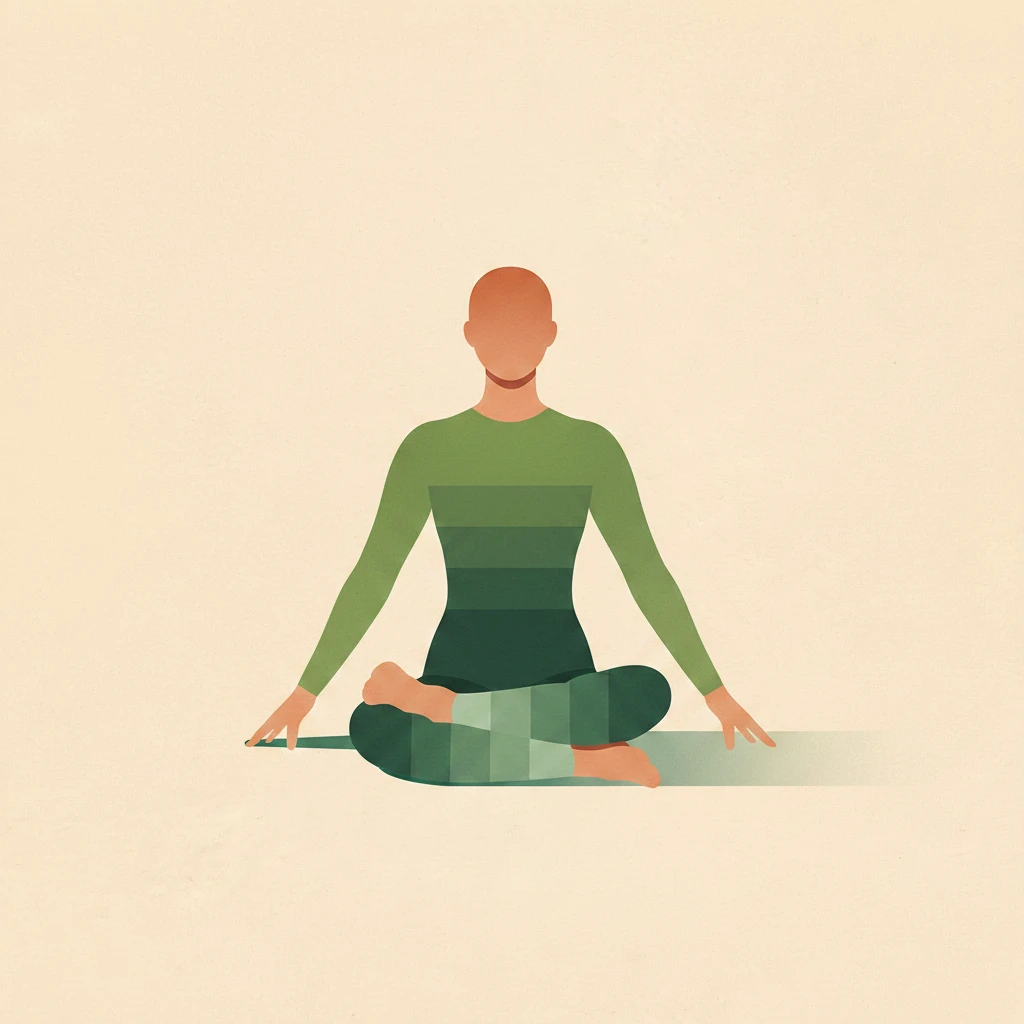 Fire Log Pose yoga pose illustration