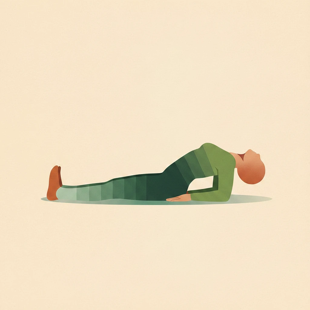 Fish Pose yoga pose illustration