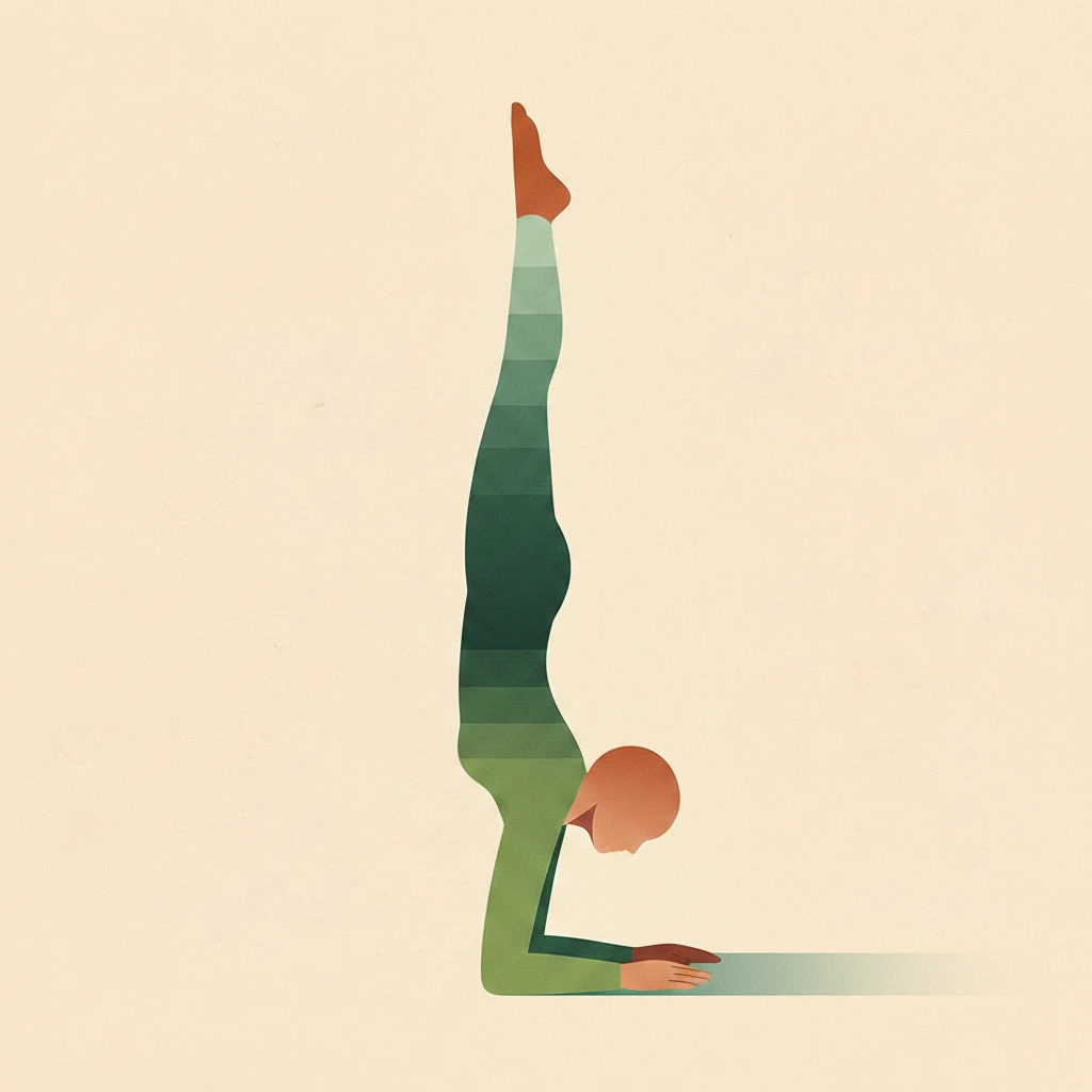Forearm Balance Pose yoga pose illustration