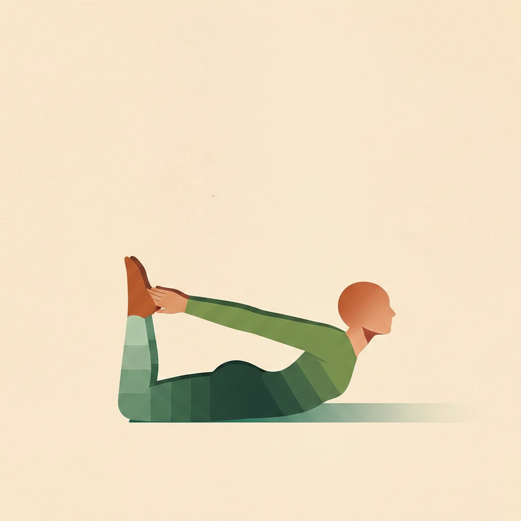Frog Pose yoga pose illustration