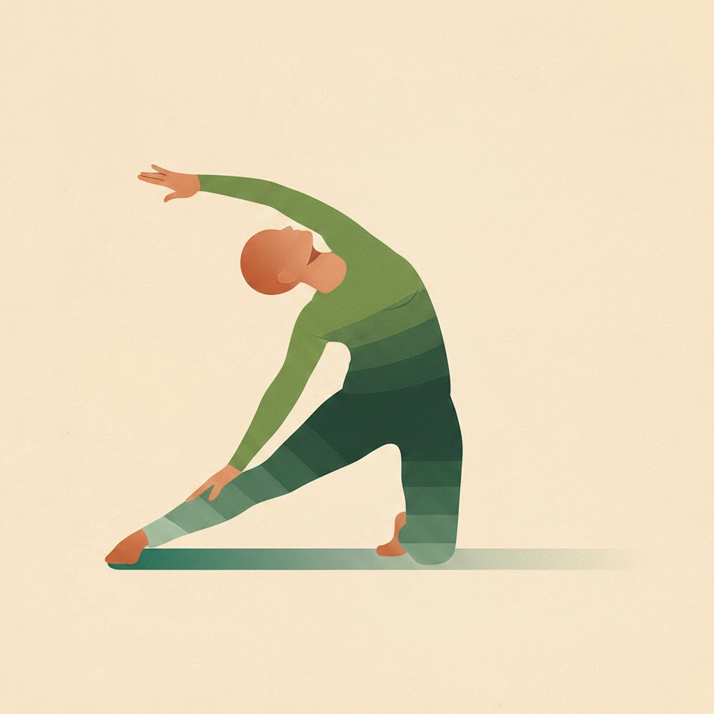 Gate Pose yoga pose illustration