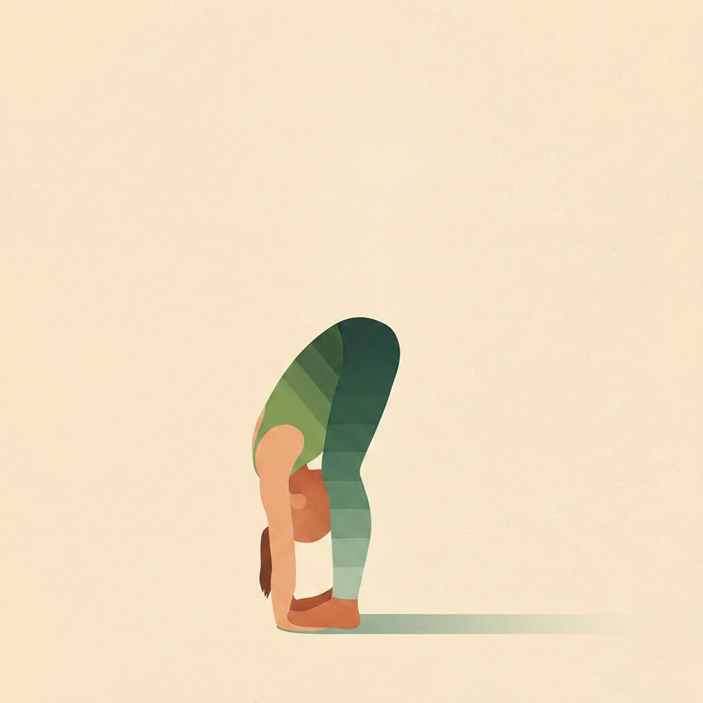Gorilla Pose yoga pose illustration