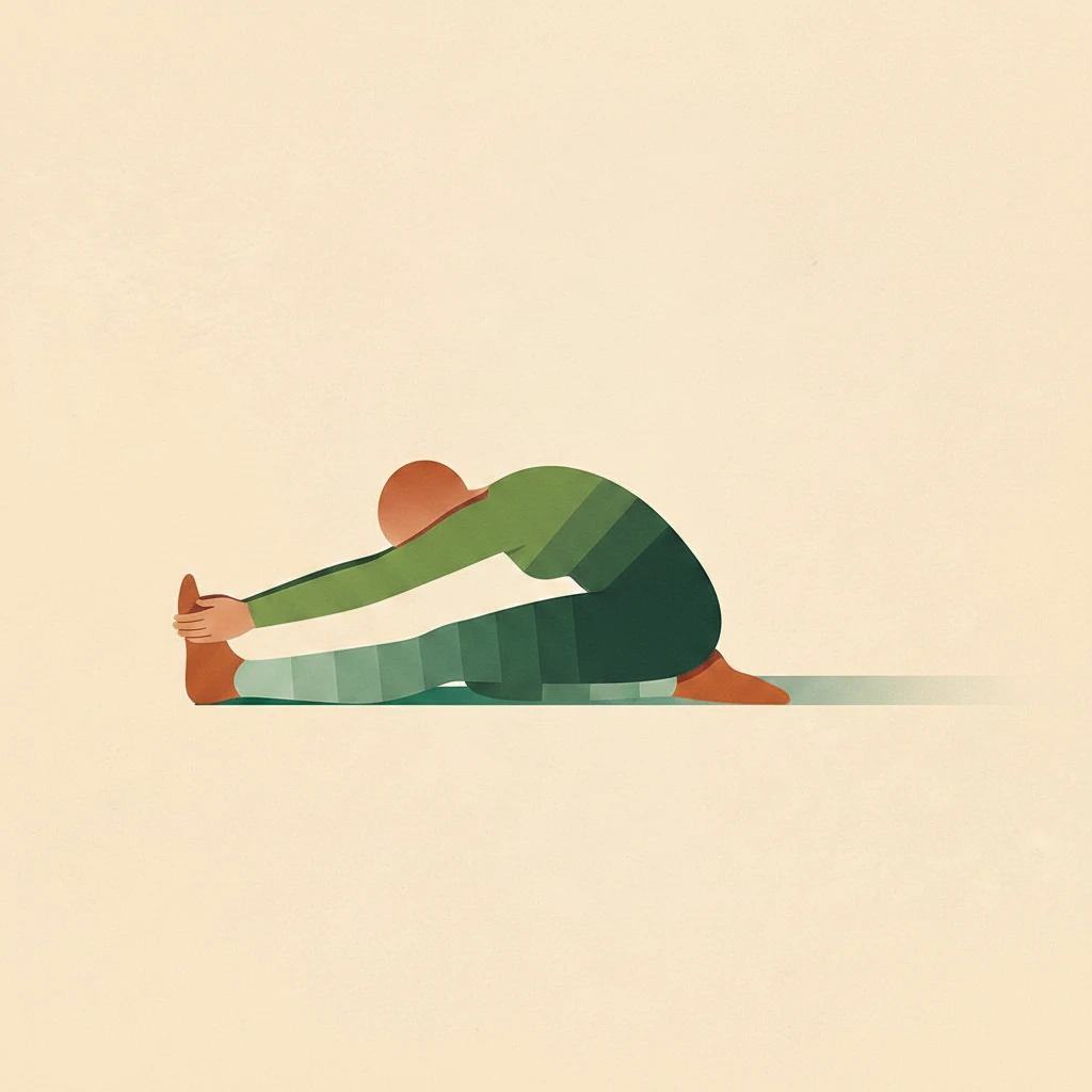 Head to Knee II Pose yoga pose illustration
