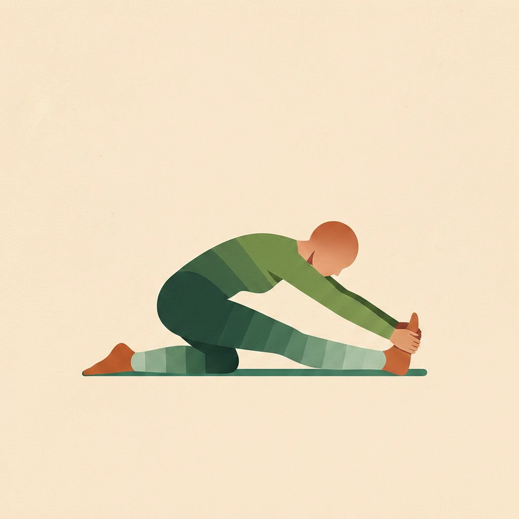 Head to Knee III Pose yoga pose illustration