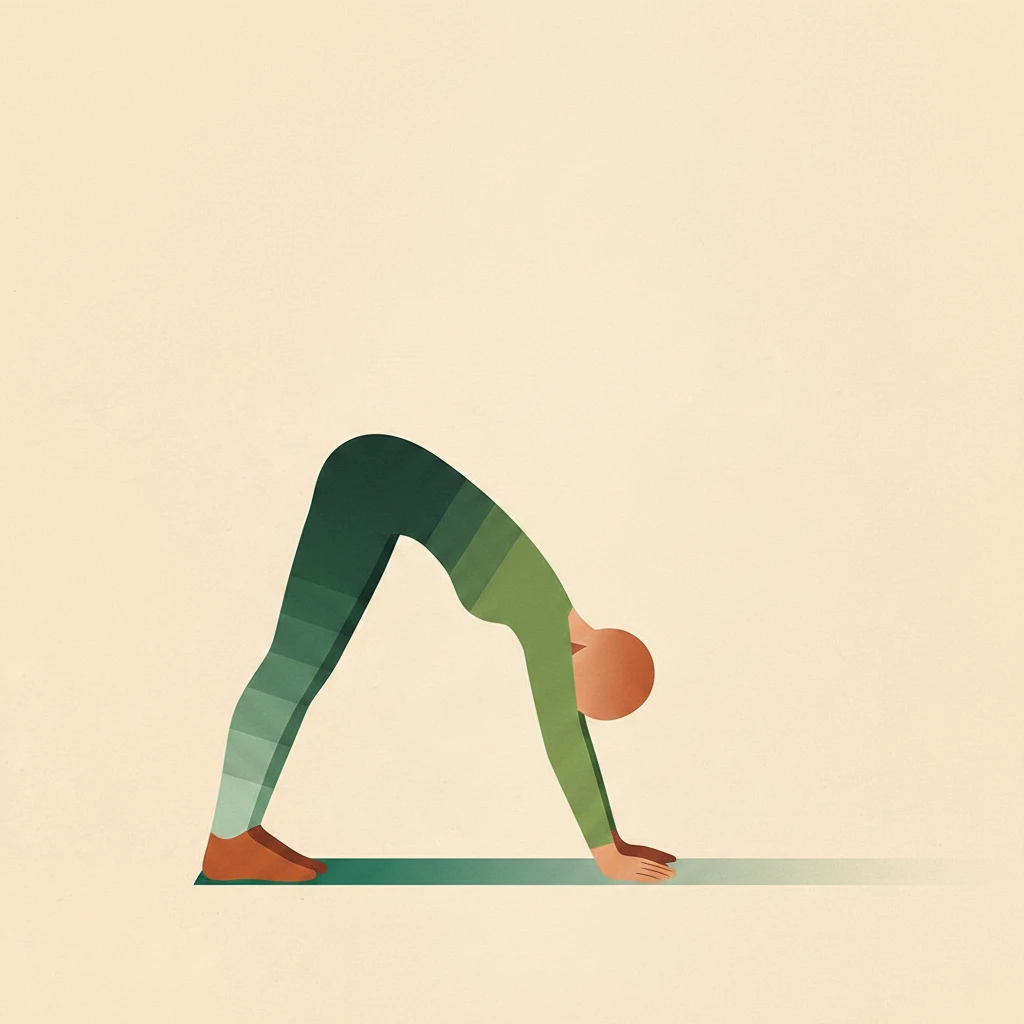 Pyramid Pose yoga pose illustration