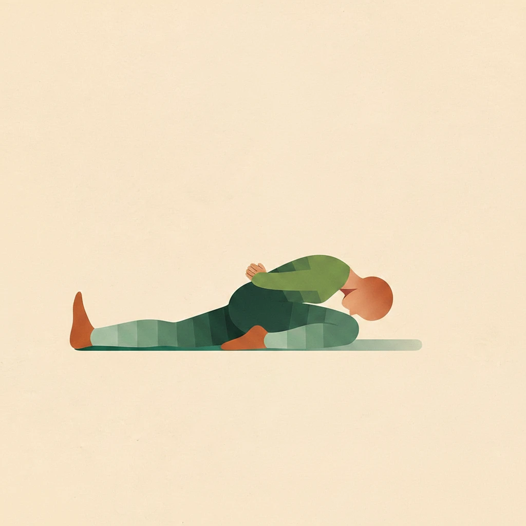 Sage Marichi's I Pose yoga pose illustration