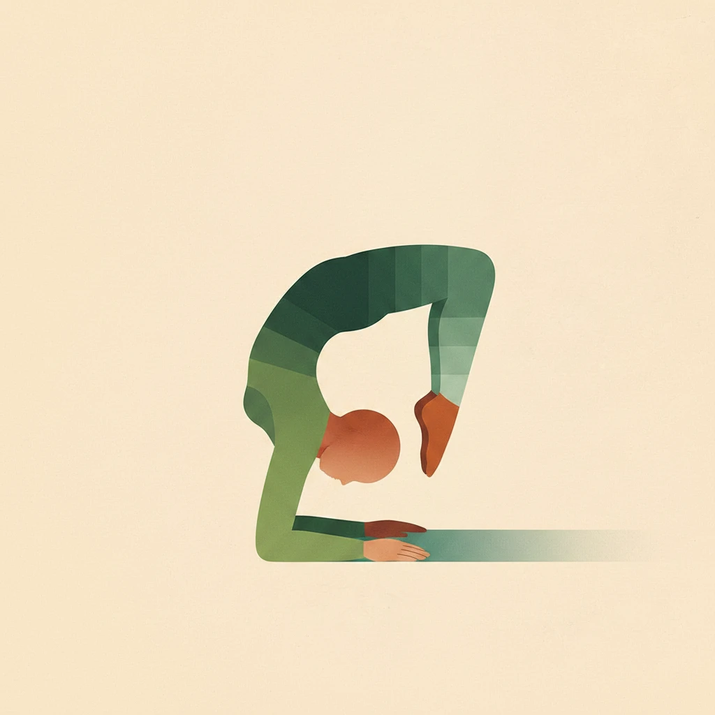 Scorpion Pose yoga pose illustration