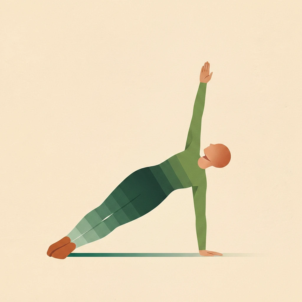 Side Plank yoga pose illustration