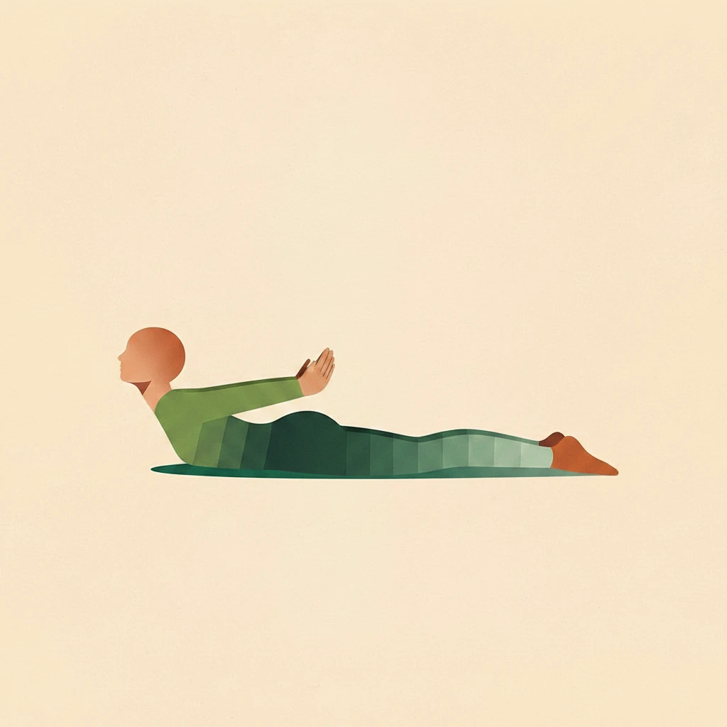 Snake Pose yoga pose illustration