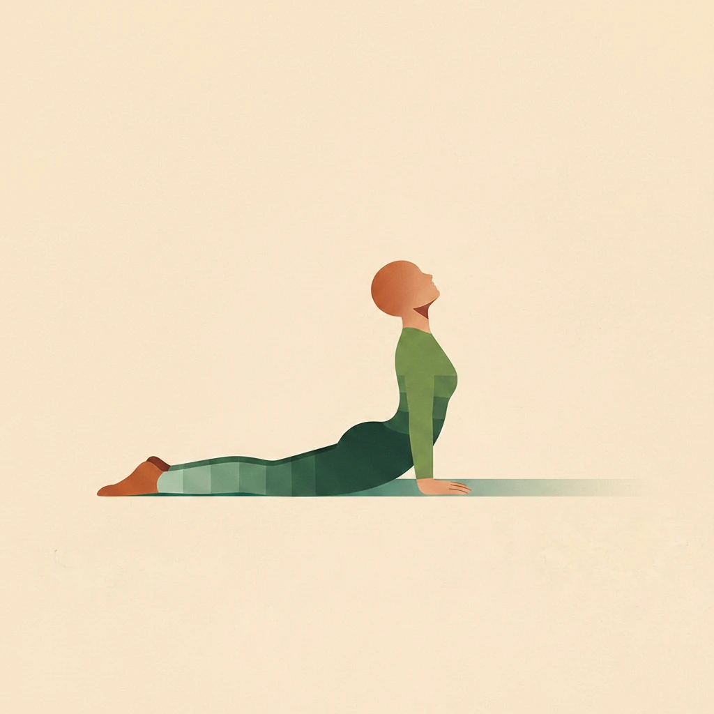 Sphinx Pose yoga pose illustration