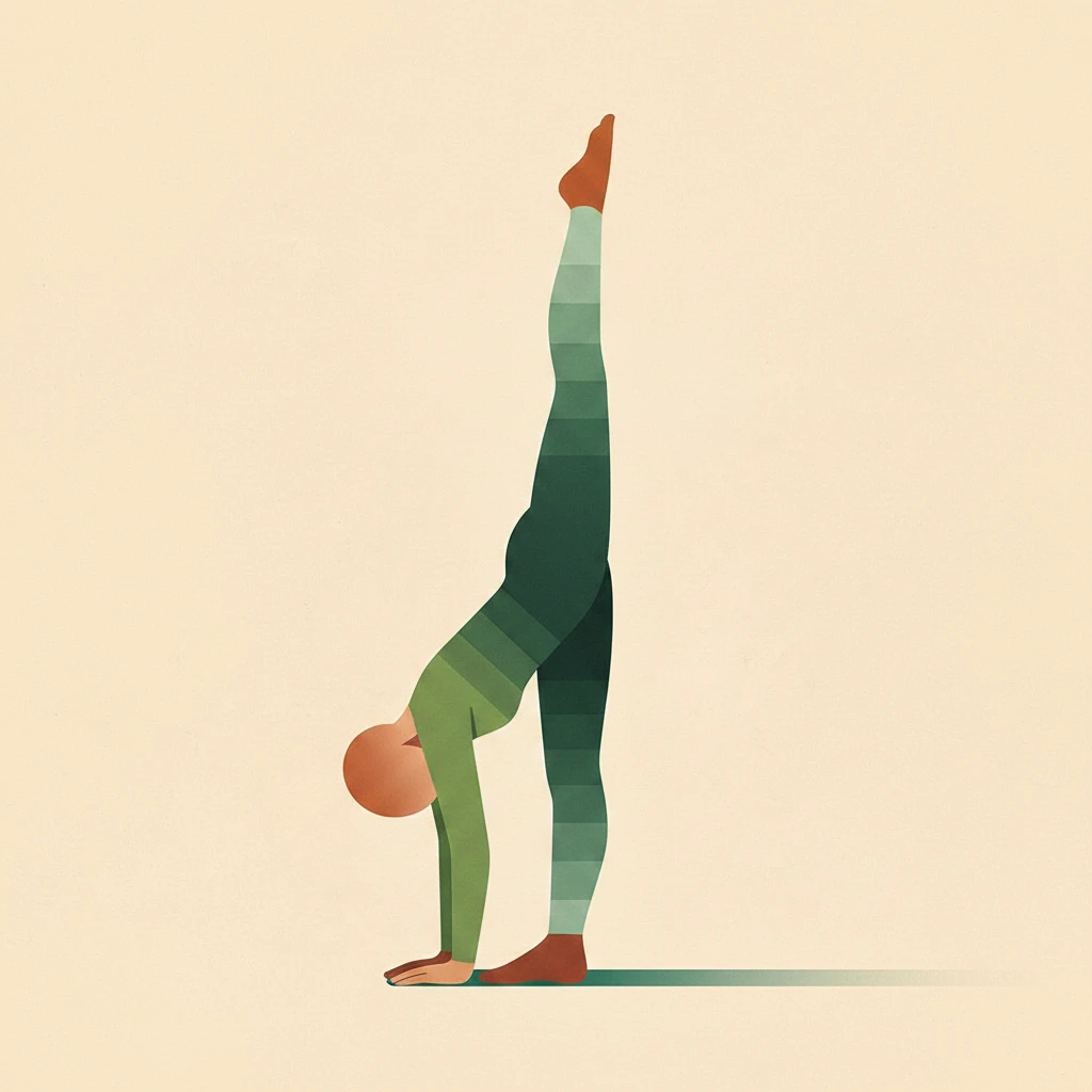 Standing Splits Pose yoga pose illustration