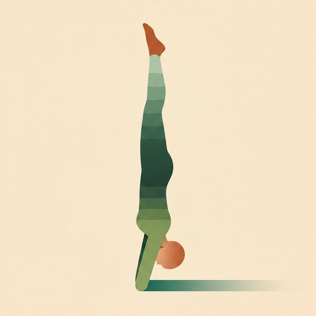 Supported Shoulder Stand Pose yoga pose illustration