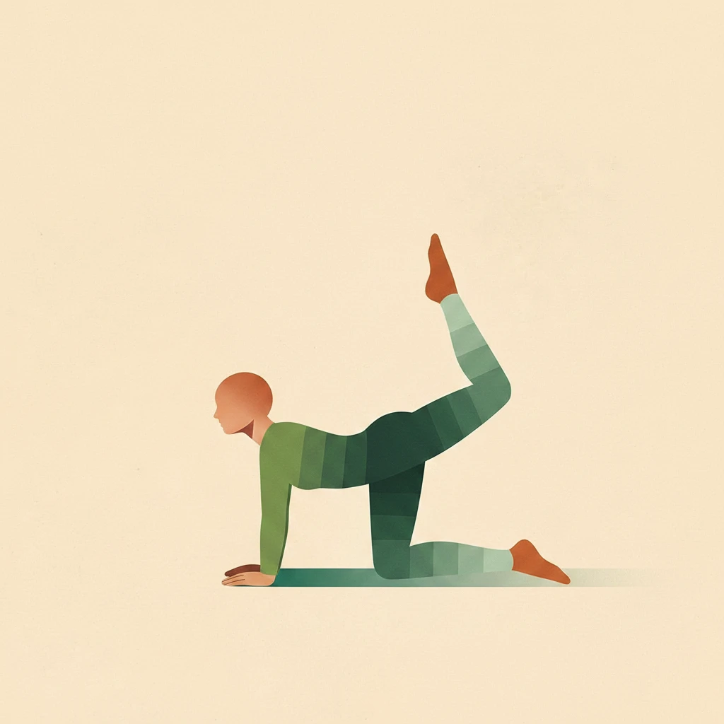 Tiger Pose yoga pose illustration