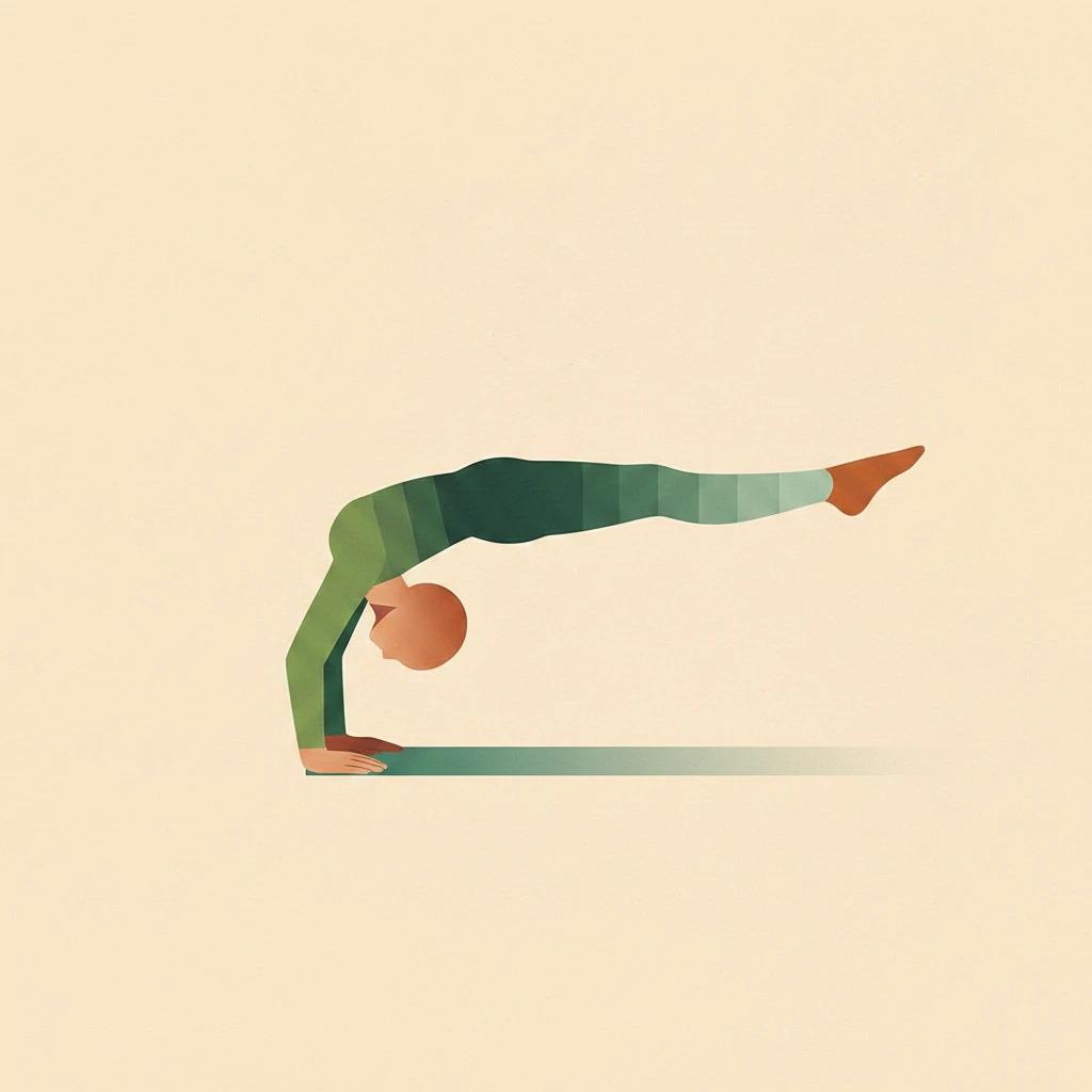Two Legged Sage Koundinya's Pose yoga pose illustration